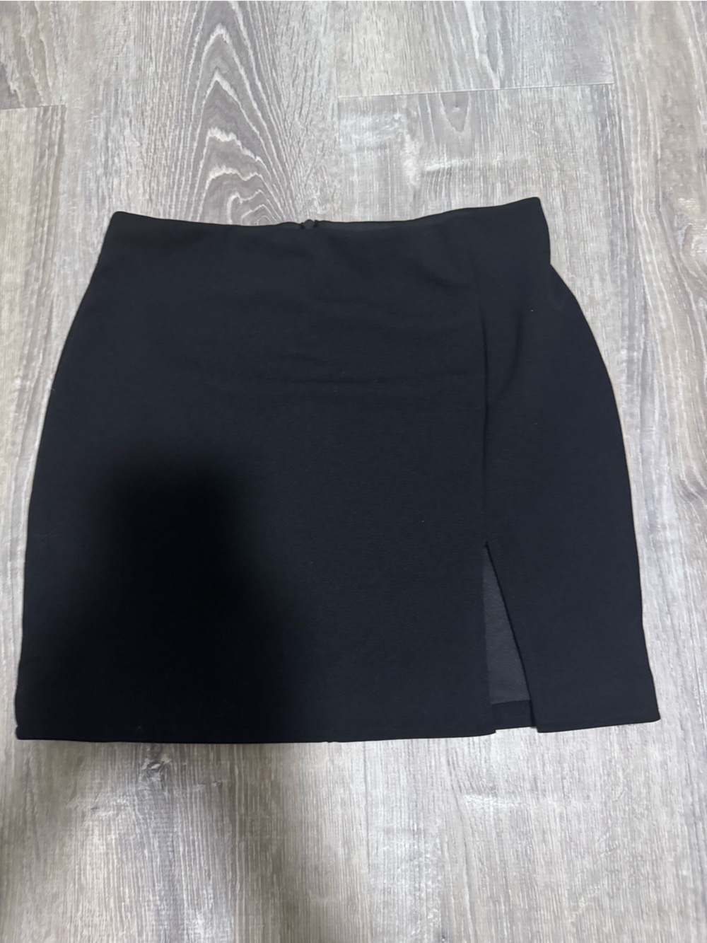 Black Stretch Mini Skirt